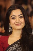 Rashmika Mandanna Black Saree Pics